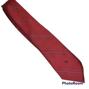 Dior Neckware Tie Red Mens